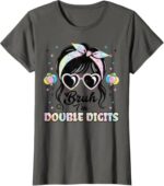 Sapelle-Shirt-Bruh-Im-Double-Digits-Girl-Bandana-T-Shirt-10th-Birthday-Celebration-Gift-1 10th Birthday Celebration Gift
