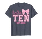 Sapelle-Shirt-Coquette-Bow-10th-Birthday-Girl-T-Shirt-10-Years-2