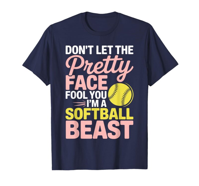 Softball Player Art for Men