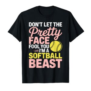 Sapelle Shirt Funny Softball Quote T-Shirt