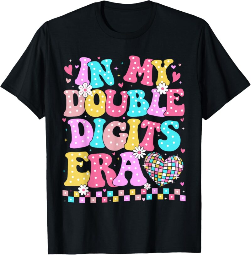 Sapelle-Shirt-In-My-Double-Digits-Era-Retro-10th-Birthday-Girl-T-Shirt Sapelle Shirt In My Double Digits Era Retro 10th Birthday Girl T-Shirt