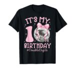 Sapelle-Shirt-Its-My-10th-Birthday-Girl-T-Shirt-with-Double-Digits-Bow-and-Disco-Ball-Design Sapelle Shirt It's My 10th Birthday Girl T-Shirt with Double Digits Bow and Disco Ball Design