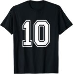 Sapelle-Shirt-Number-10-Birthday-Varsity-Sports-Team-Jersey-T-Shirt-4