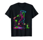 Sapelle Shirt Softball Girl Ice Cream Drip T-Shirt