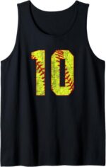 Sapelle-Shirt-Softball-Number-10-Fast-Pitch-Tank-Top-Love-Softball-Mom-Favorite-Player-1 Love Softball Mom Favorite Player