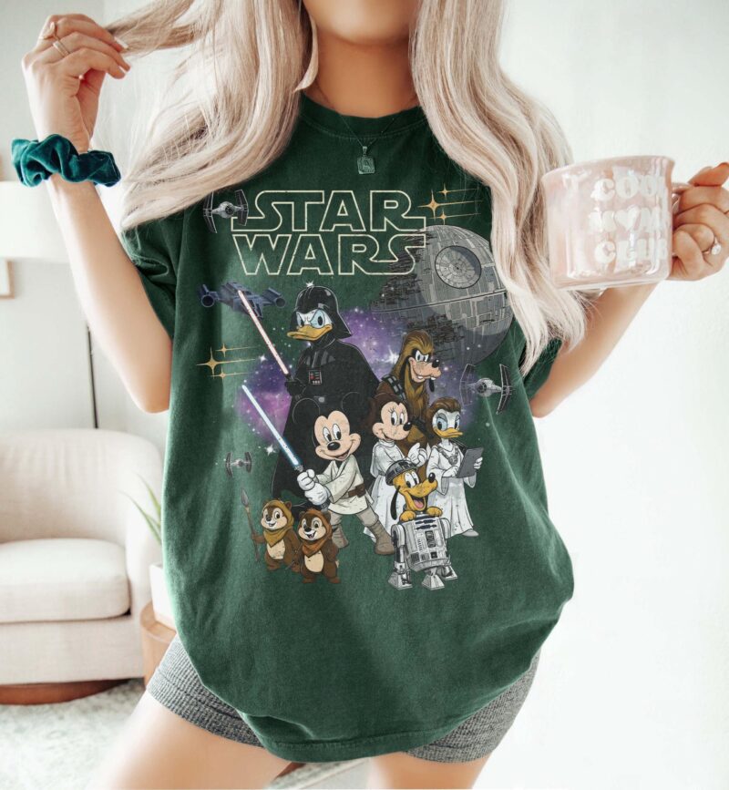 Sci-Fi Cartoon Graphic Tee