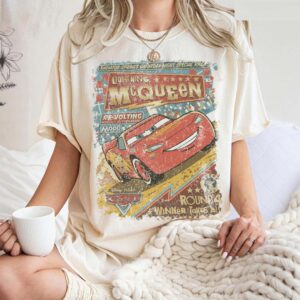 Vintage Lightning McQueen Comfort Colors Shirt