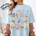 Walt Disney World EPCOT Countries Stamp Graphic Tee for Disney Travel and Family Vacations