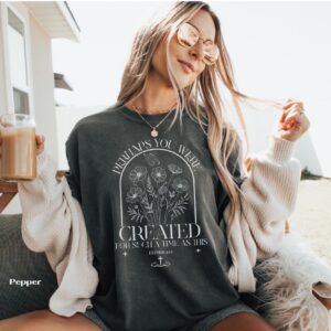 Perhaps You Were Created Shirt, Esther 4 14 Christian Women's T-Shirt, Comfort Colors Faith Apparel