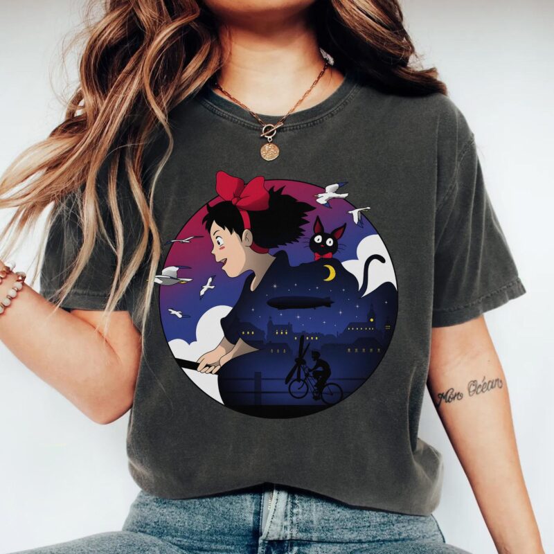 Animated-Delivery-Service-Graphic-Tee-by-Sapelle Animated Delivery Service Graphic Tee by Sapelle