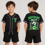 Sapelle Birthday Boy Soccer Graphic Tee and Shorts Set