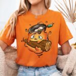 Calcifer-Design-Graphic-Tee-by-Sapelle Calcifer Design Graphic Tee by Sapelle