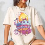Calcifer-Howls-Moving-Castle-Graphic-Tee-Sapelle-1