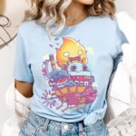 Calcifer-Howls-Moving-Castle-Graphic-Tee-Sapelle-3