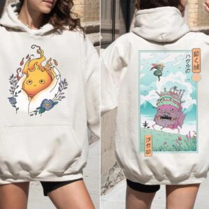 Calcifer Howl's Moving Castle Graphic Tee Sapelle