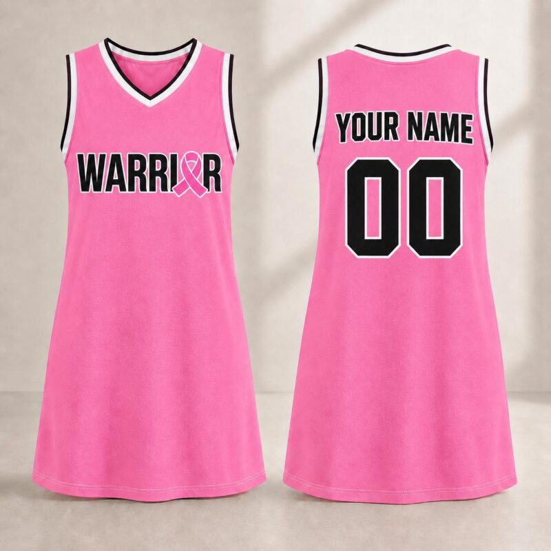 Custom Pink Basketball Dress