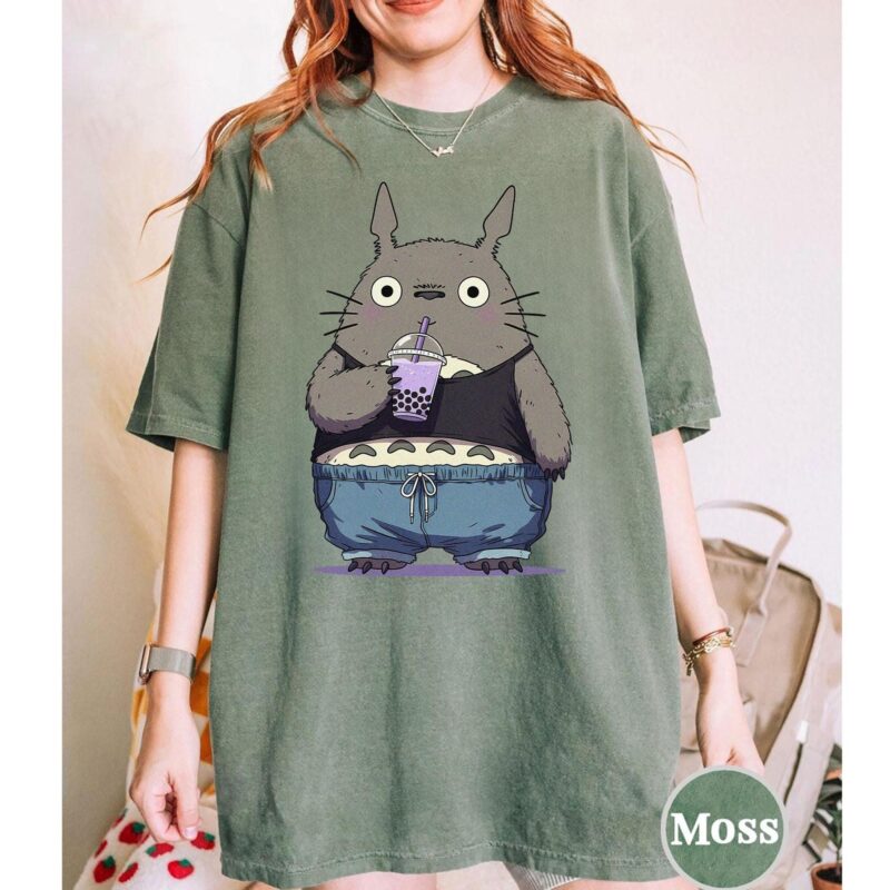 Funny-Totoro-Graphic-Tee-by-Sapelle Funny Totoro Graphic Tee by Sapelle