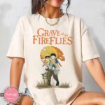 Grave of the Fireflies Graphic Tee by Sapelle