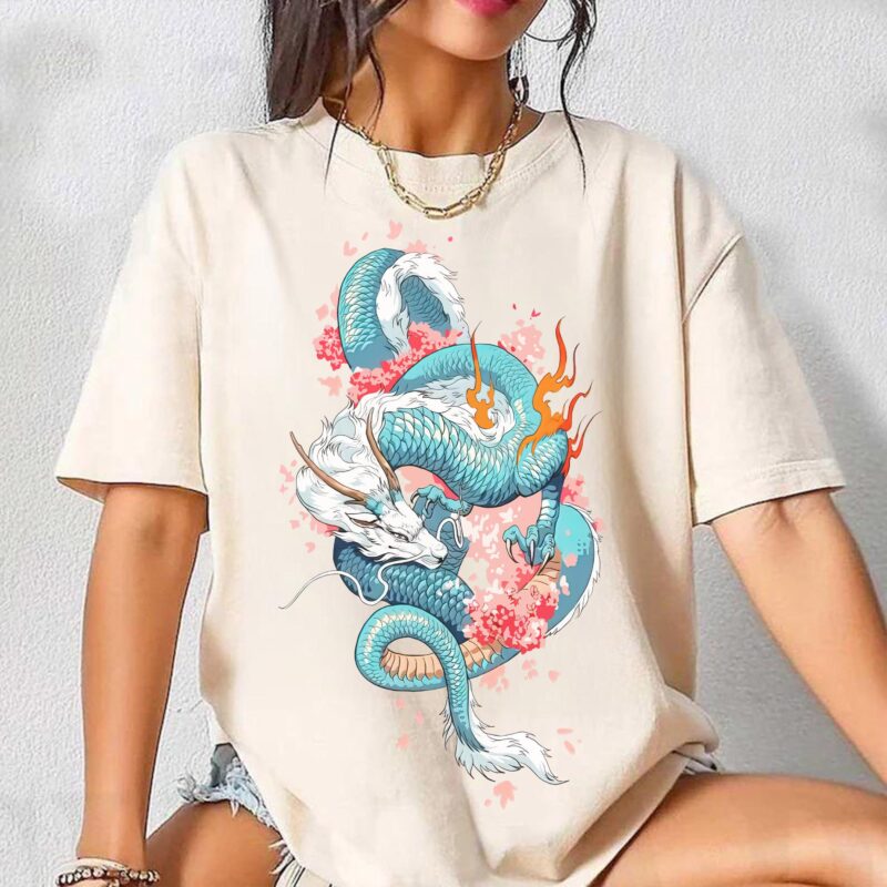 Haku Spirited Away Y2K Graphic Tee by Sapelle