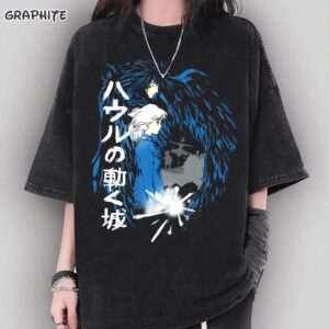 Howl and Sophie Castle-Themed Graphic Tee by Sapelle