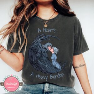 Howl and Sophie Moving Castle Graphic Tee Sapelle