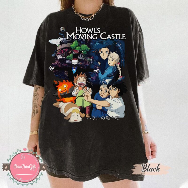 Haku and Calcifer Graphic Tee Sapelle