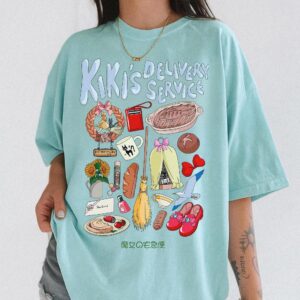 Kiki's Delivery Service and Jiji Vintage Y2K Graphic Tee