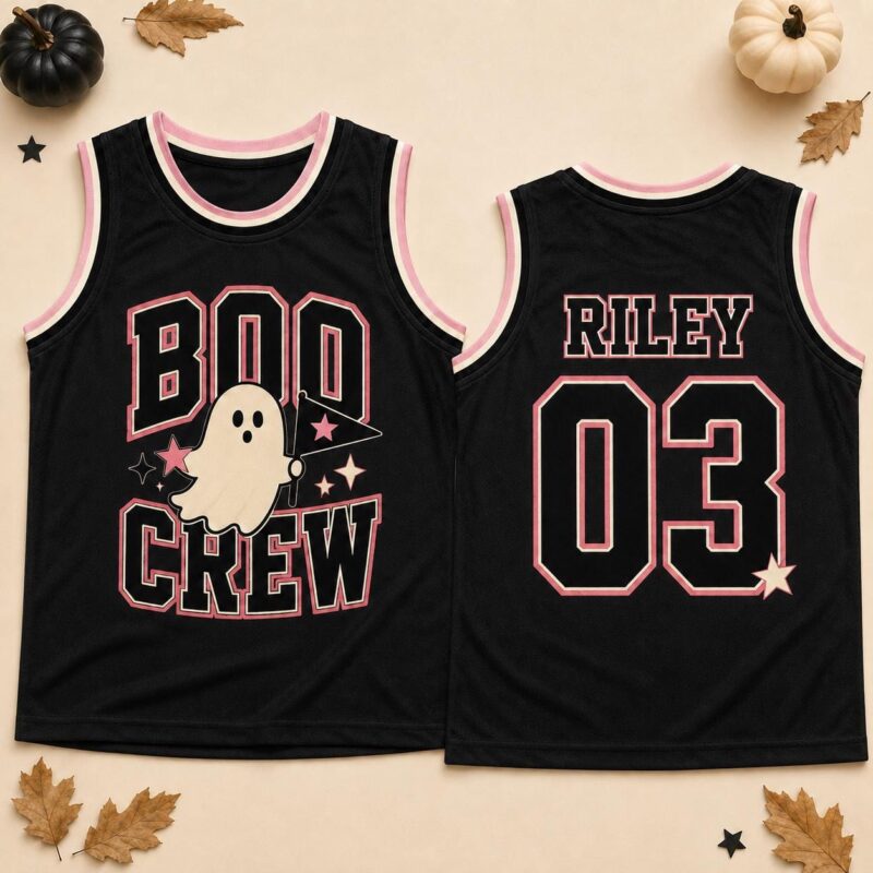 Personalized Boo Crew Halloween Jersey