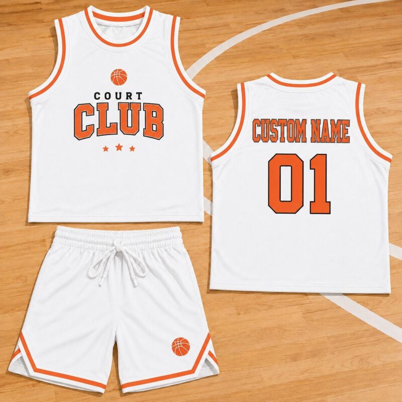Personalized Court Club Basketball Jersey Set