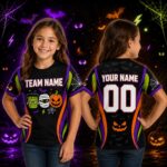Personalized-Halloween-Team-Long-Sleeve-Shirt-Custom-Name-Number-Spooky-Jersey-Monster-Pumpkin-Halloween-Shirt-Family-Team-Halloween-Gift-1 Custom Name Number Spooky Jersey