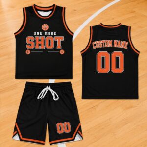 Personalized One More Shot Basketball Jersey Set
