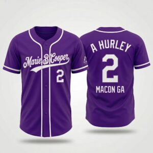 Personalized Purple Baseball T-Shirt