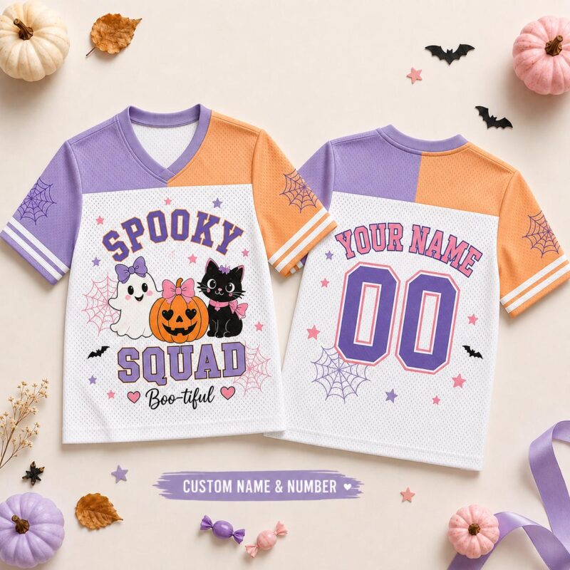 Girls Halloween Jersey