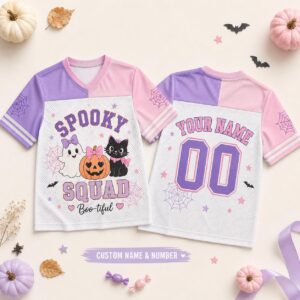 Personalized Spooky Squad Mesh Jersey