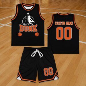 Personalized Today I Dunk Basketball Jersey Set
