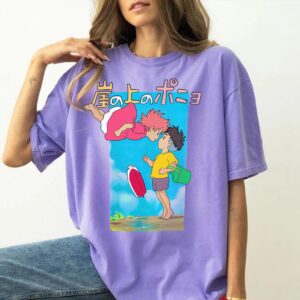 Ponyo and Sosuke Character Graphic Tee by Sapelle