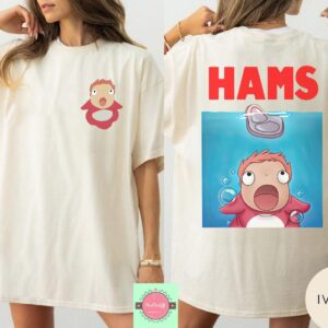 Ponyo and Sosuke Graphic Tee by Sapelle