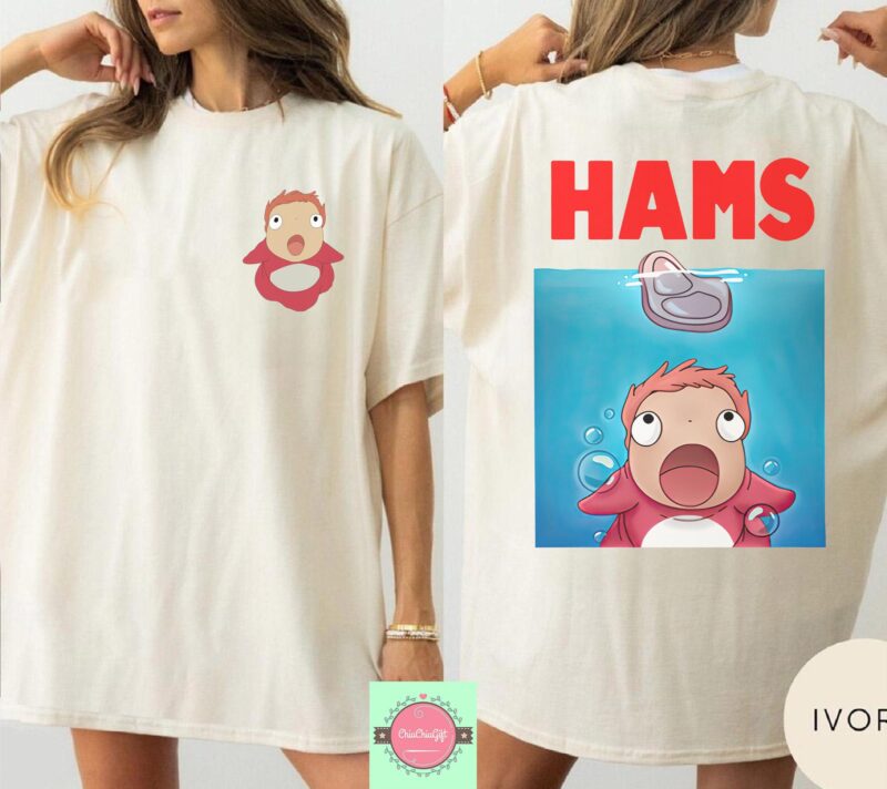 Ponyo and Sosuke Graphic Tee by Sapelle
