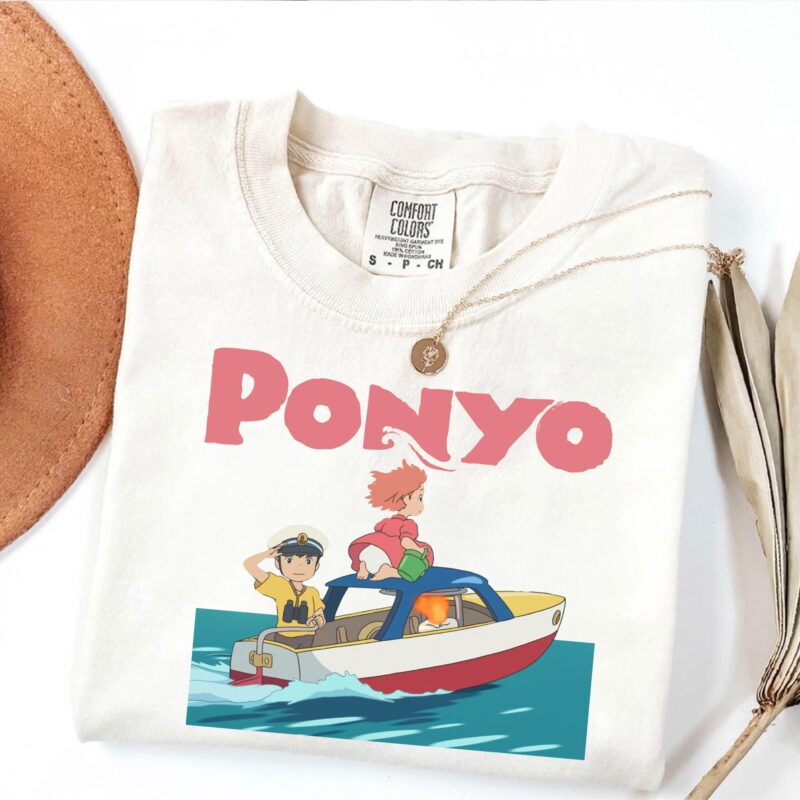 Ponyo and Sosuke Graphic Tee by Sapelle