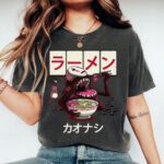 Ramen-Spirited-Away-Chihiro-No-Face-Haku-Graphic-Tee-Sapelle-2