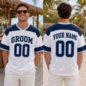 Sapelle Bachelor Party Mesh Jersey Graphic Tee