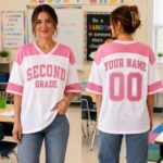 Sapelle Back to School Spirit Graphic Tee Custom Teacher Jersey