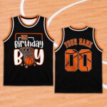 Sapelle Basketball Birthday Boy Jersey Graphic Tee