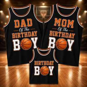 Sapelle Basketball Birthday Graphic Tee Family Matching Outfit