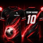Sapelle-Black-Blue-Lightning-Football-Uniform-Custom-Soccer-Graphic-Tee-Youth-Adult-Sports-Gift-2