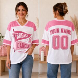 Sapelle Breast Cancer Awareness Graphic Tee for Support Teams and Survivors