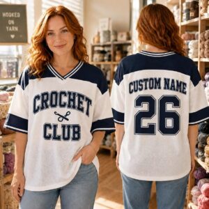 Sapelle Crochet Club Oversized Graphic Tee
