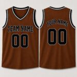Sapelle-Custom-Basketball-Brown-Striped-Sports-Team-Matching-Family-T-Shirt-2