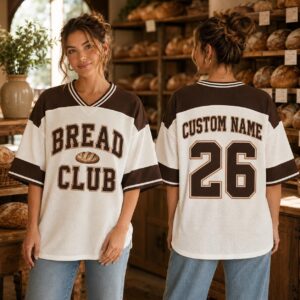 Sapelle Custom Bread Club Football Jersey Graphic Tee