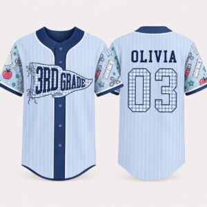 Personalized Grade Baseball Jersey